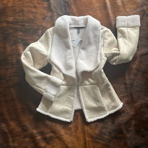 White House black Market fur coat